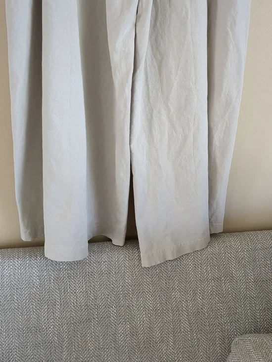 15" Across The Waist Everybody.World Cotton Drawstring Pull-On Wide Leg Pants - Picture 7 of 9